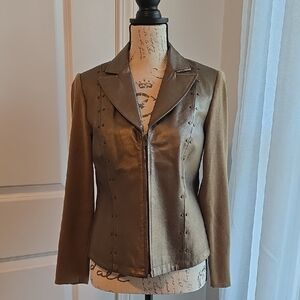 Elegant Metallic Blazer